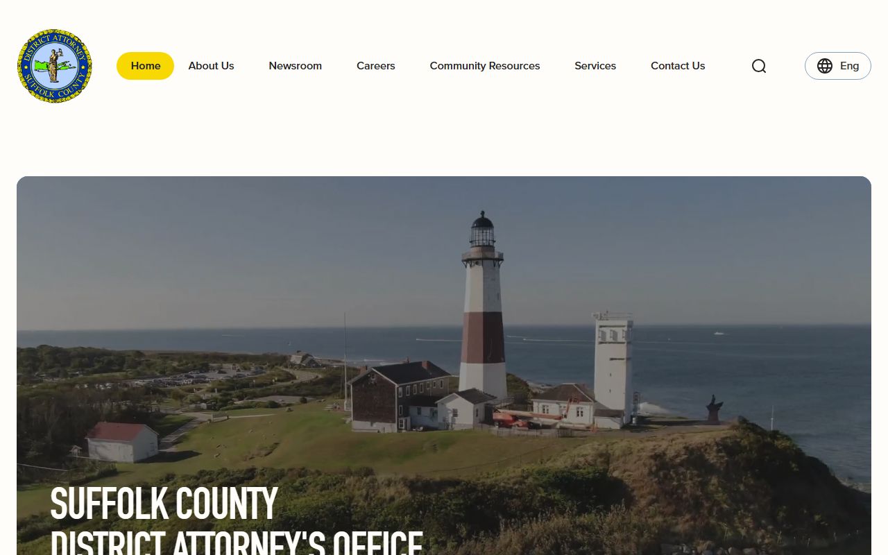 Suffolk County District Attorney criminal and arrest records website