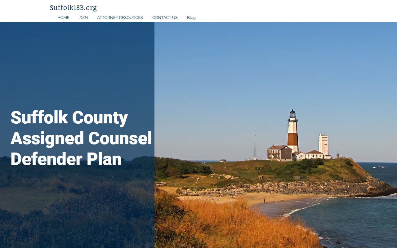Suffolk County assigned counsel defender plan for arrest cases