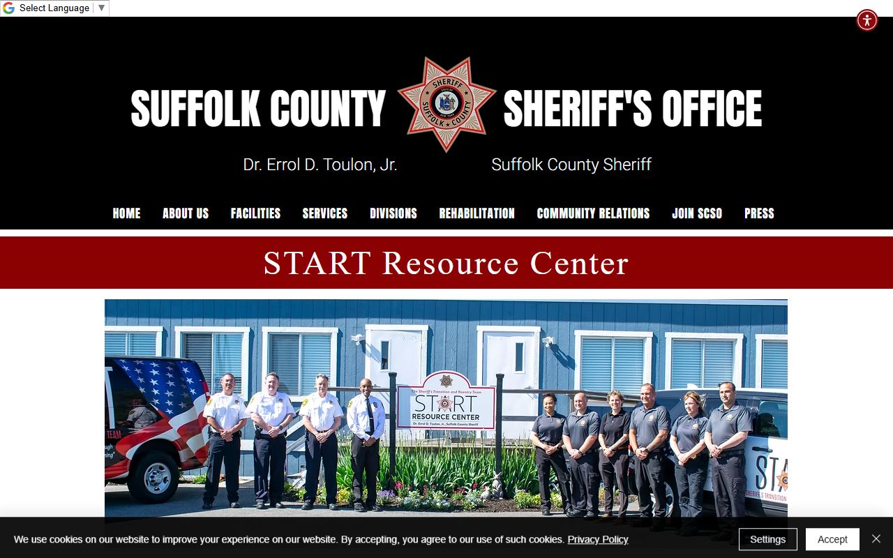 Suffolk County START reentry resource center for released inmates